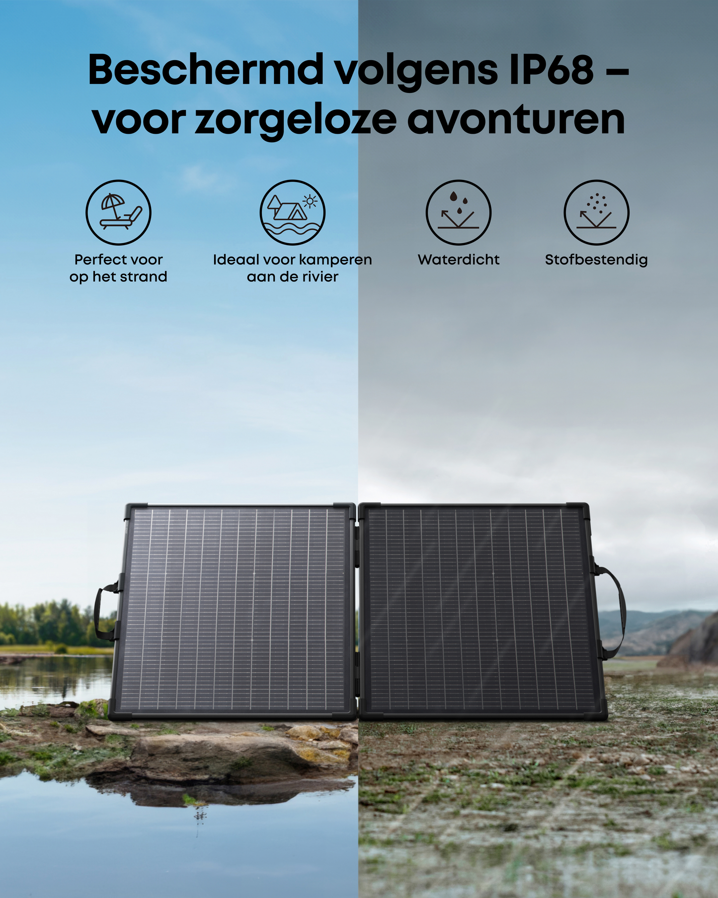 Anker SOLIX PS100 Bifacial Draagbaar Zonnepaneel