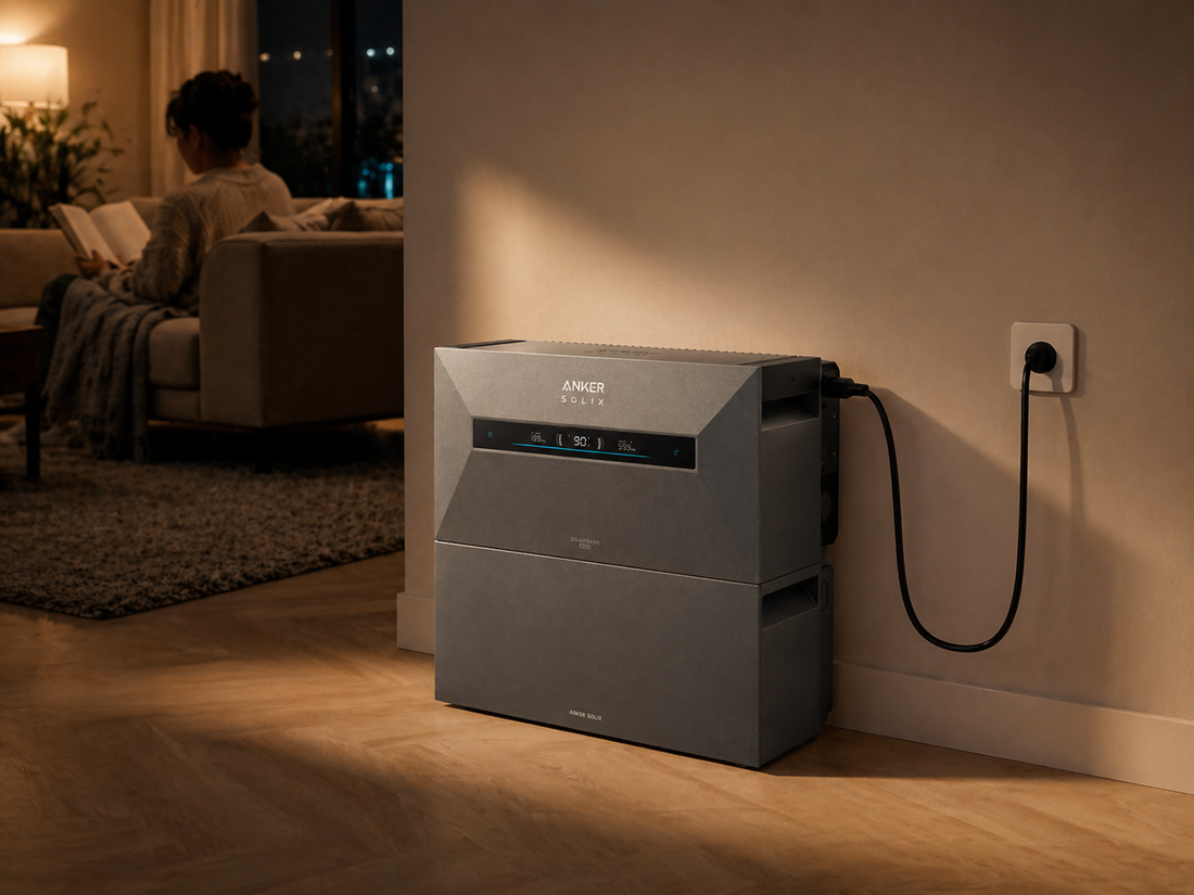 Anker SOLIX thuisbatterij voor een gemiddeld huishouden