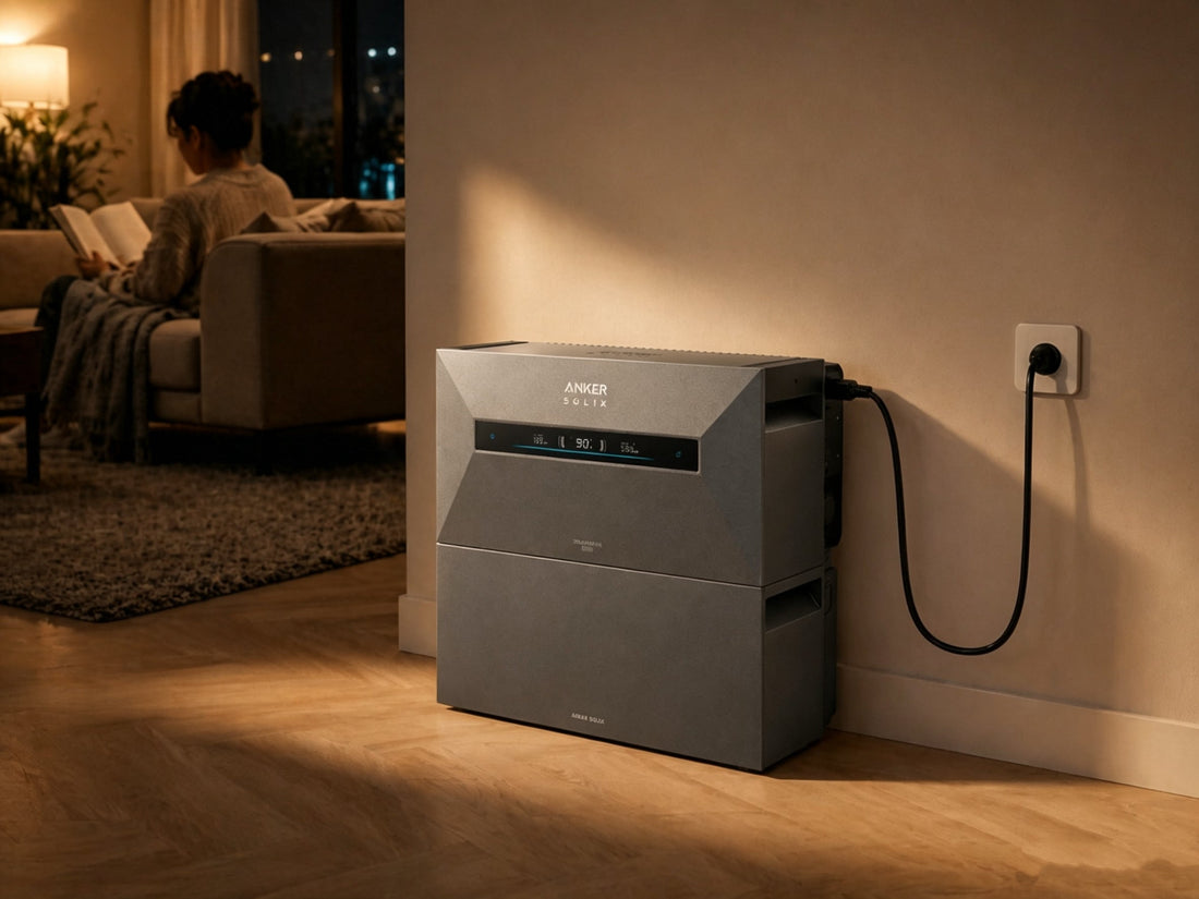 Anker SOLIX Solarbank Max AC in huis