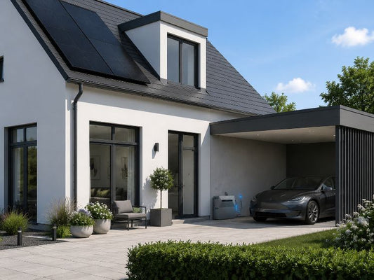huis-zonnepanelen-oplaadstation