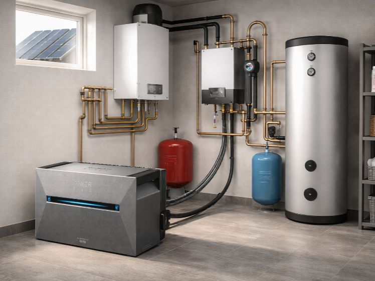 Zonneboiler met CV-ketel
