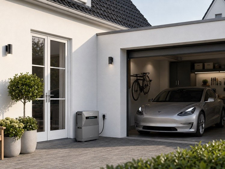 Garage Zonnepaneel Auto