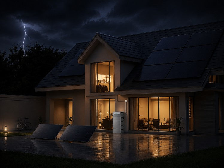 werken zonnepanelen bij stroomuitval