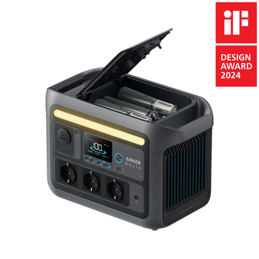 Anker SOLIX C800 Plus Draagbare Powerstation – 768Wh | 1200W