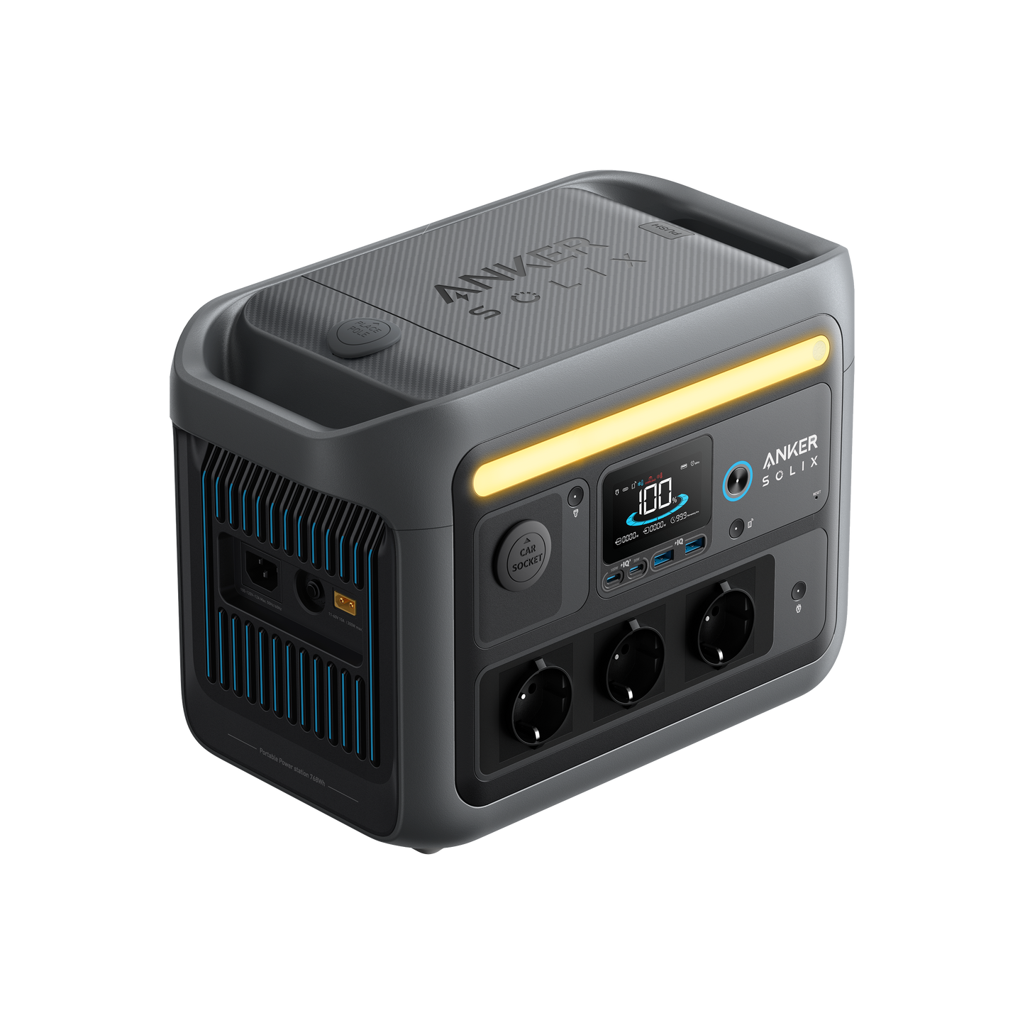 Anker SOLIX C800 Plus Draagbare Powerstation – 768Wh | 1200W
