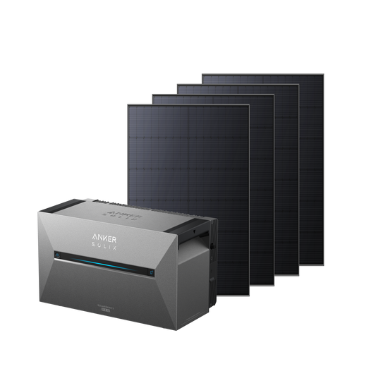 Anker SOLIX Solarbank 3 E2700 Pro + 4 Bifaciale Zonnepanelen