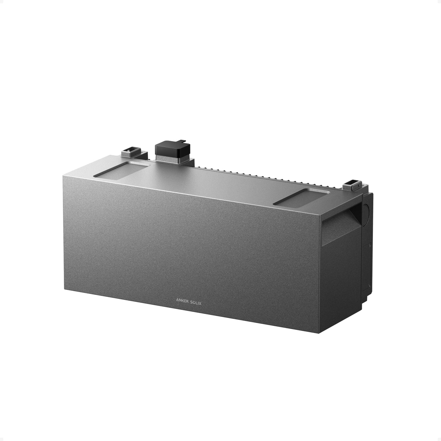 Anker SOLIX BP7000 Uitbreidingsbatterij, 7kWh Energieopslag voor Zonnepanelen SolarBank Max AC, 10000 Cycli, Plug & Play, 5 Min Installatie, Modulair Ontwerp