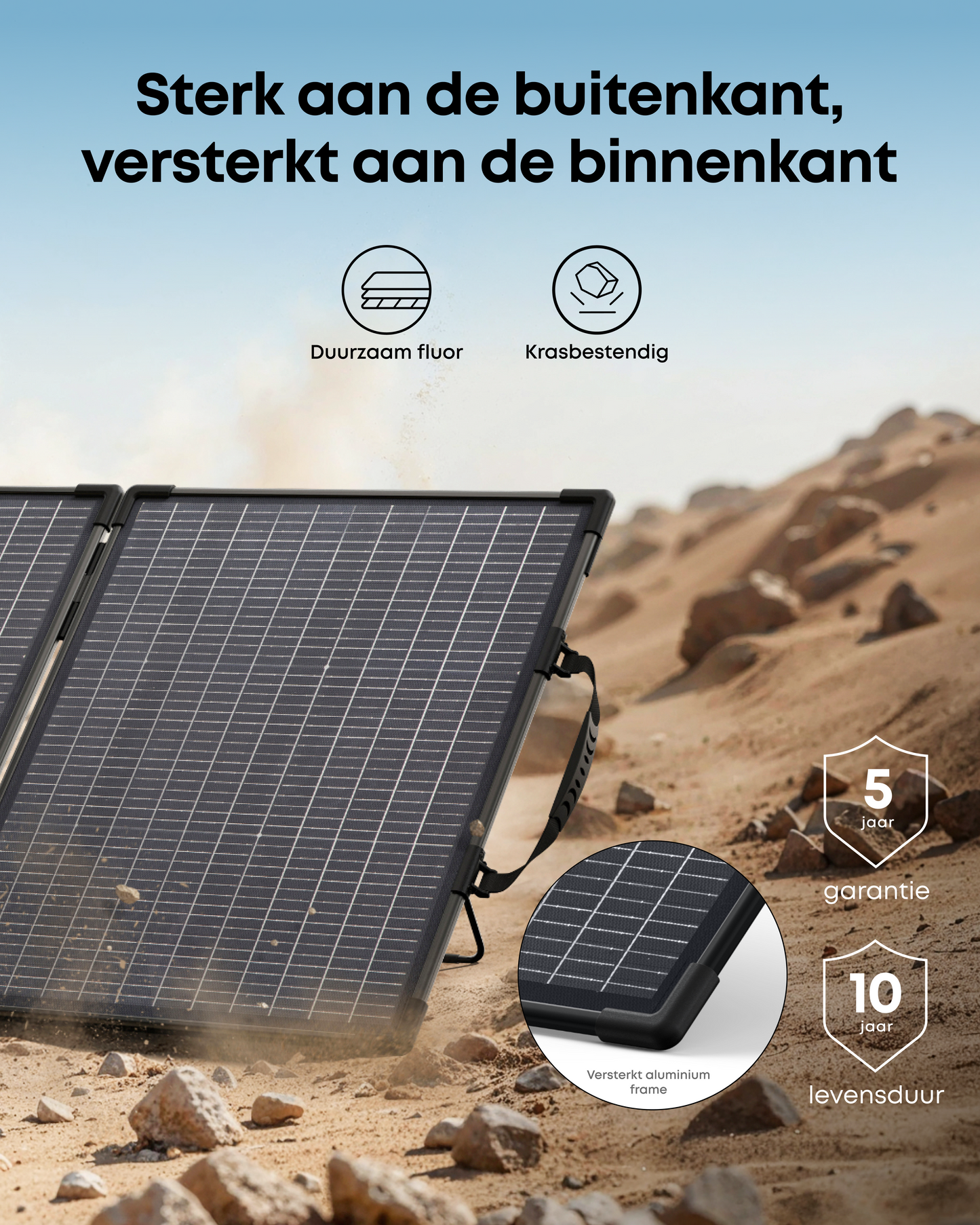 Anker SOLIX PS100 Bifacial Draagbaar Zonnepaneel