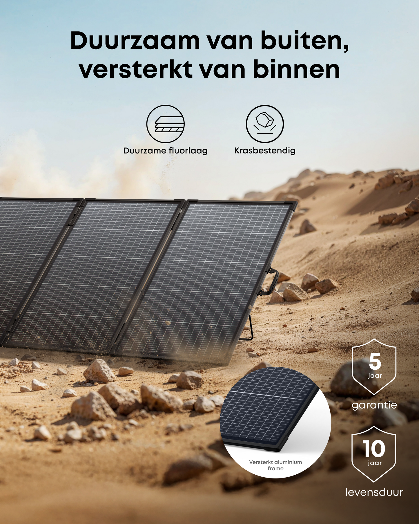 Anker SOLIX PS400 Bifacial draagbaar zonnepaneel