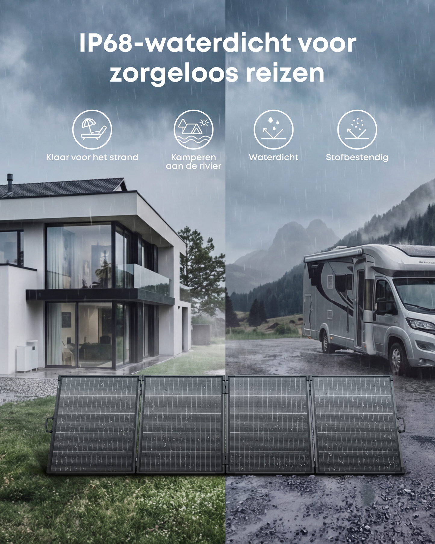 Anker SOLIX PS400 Bifacial draagbaar zonnepaneel