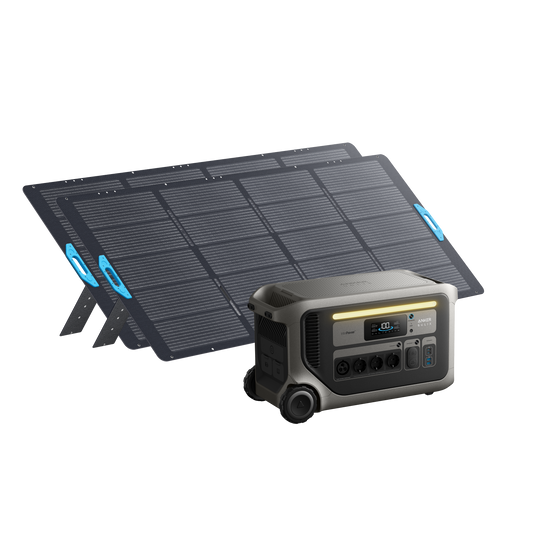 Anker SOLIX F3000 Draagbare Powerstation met 2× 400W Zonnepanelen