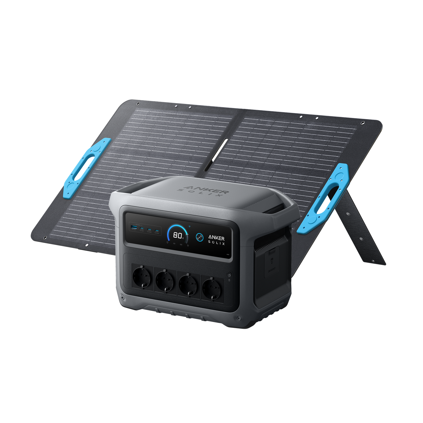 Anker SOLIX C1000 Gen 2 Draagbare Powerstation met 100W Zonnepaneel