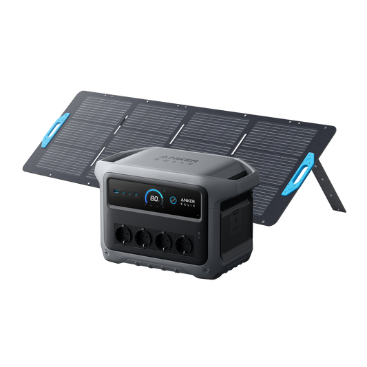 Anker SOLIX C1000 Gen 2 Draagbare Powerstation met 200W Zonnepaneel