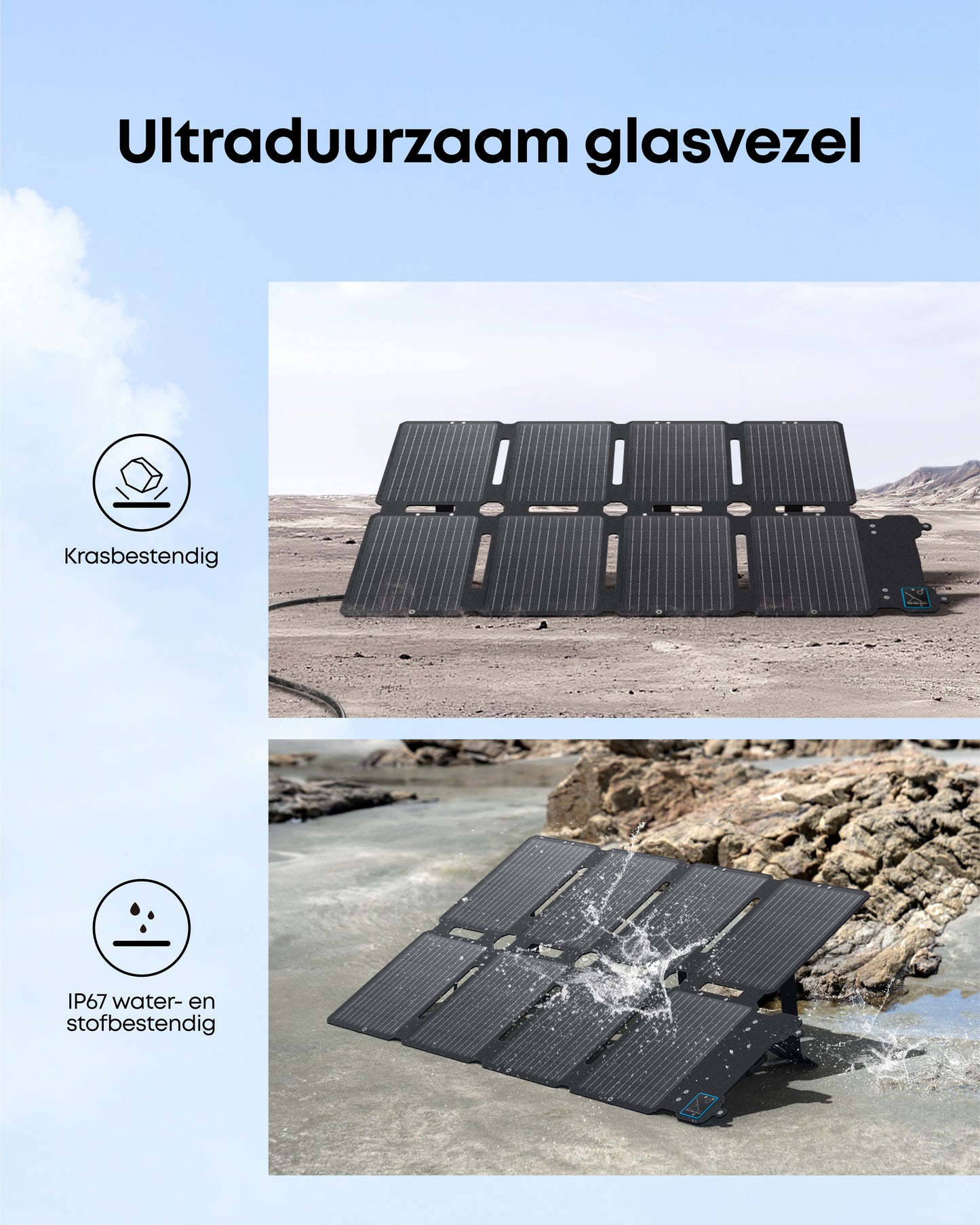 Anker SOLIX PS100X Draagbaar Zonnepaneel